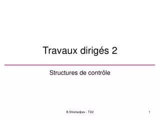 travaux dirig s 2