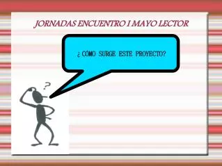 jornadas encuentro i mayo lector