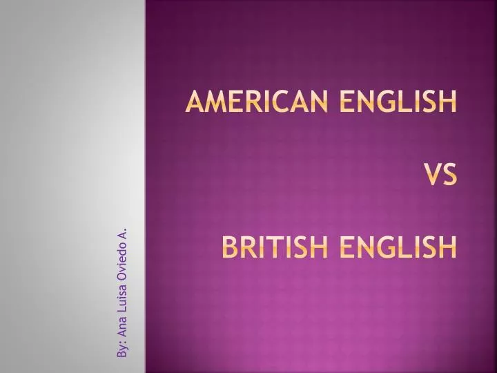 american english vs british english
