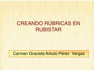 creando r bricas en rubistar