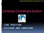 Cartesian Coordinate System - slide 1