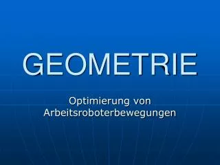 geometrie