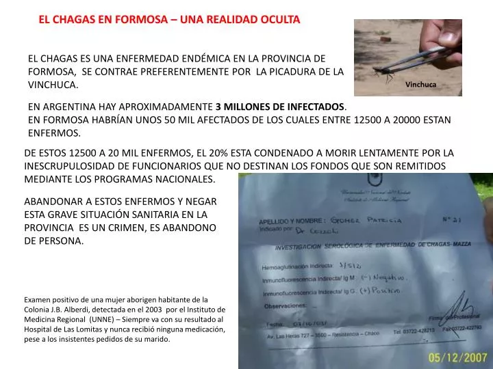 el chagas en formosa una realidad oculta