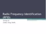 Radio Frequency Identification (RFID) - slide 1