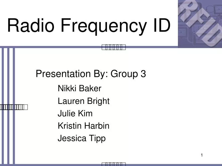 radio frequency id