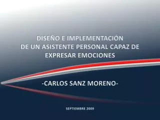 dise o e implementaci n de un asistente personal capaz de expresar emociones