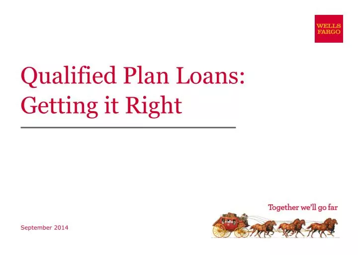 qualified plan loans getting it right