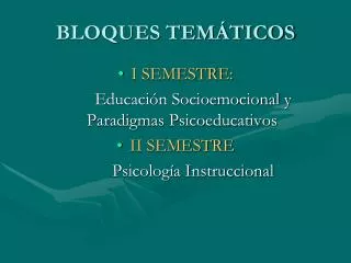 bloques tem ticos