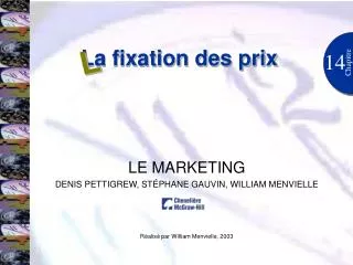 la fixation des prix