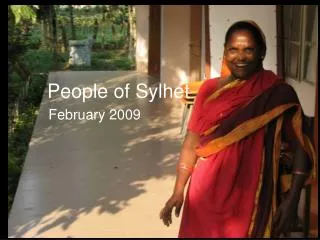 People of Sylhet