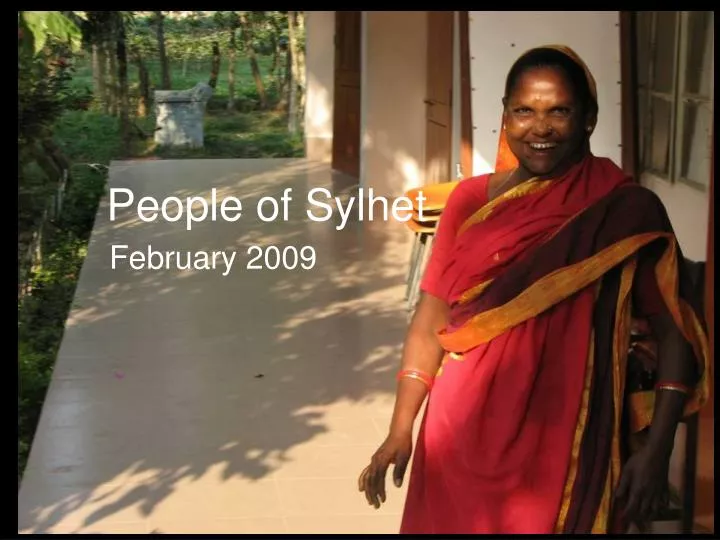 people of sylhet