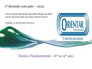1 reuni o com pais 2012