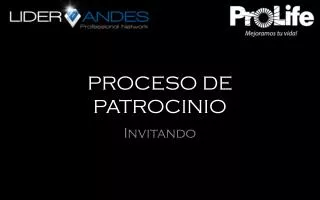 proceso de patrocinio