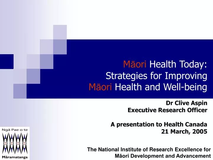 m ori health today strategies for improving m ori health and well being