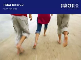 PESQ Tools GUI Quick start guide