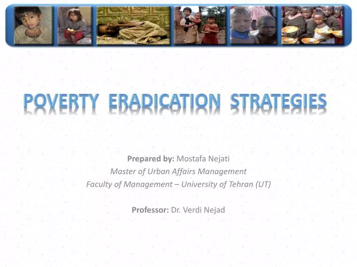 poverty eradication strategies