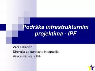 zara halilovi direkcija za europske integracije vije e ministara bih