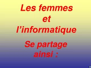 les femmes et l informatique