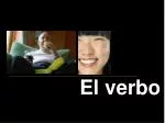 El verbo - slide 1