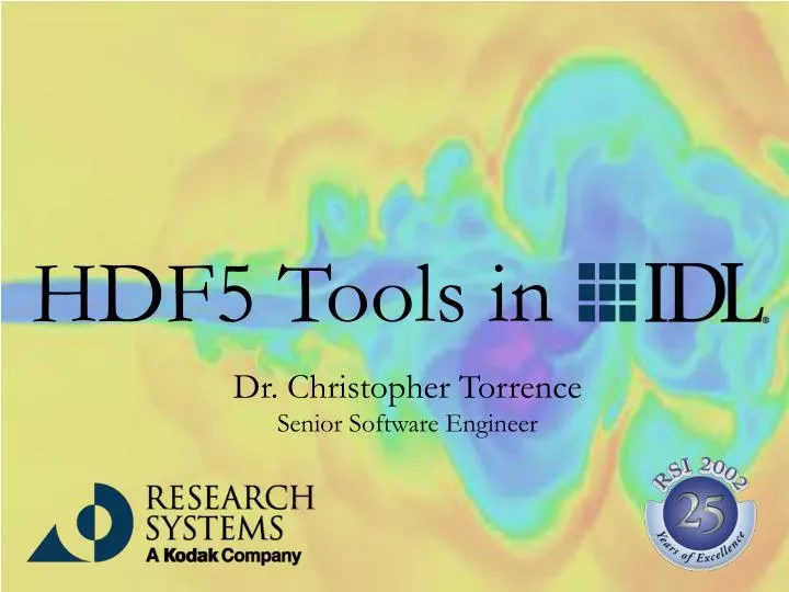 hdf5 tools in
