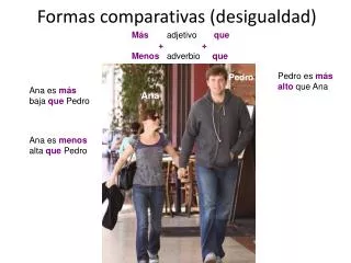 formas comparativas desigualdad