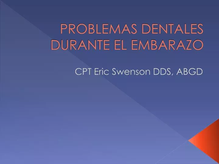 problemas dentales durante el embarazo