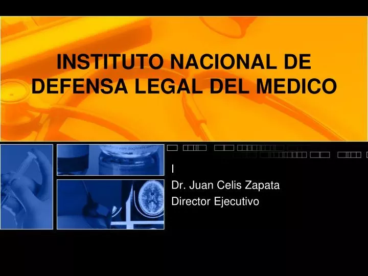 instituto nacional de defensa legal del medico