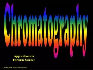 applications in forensic science