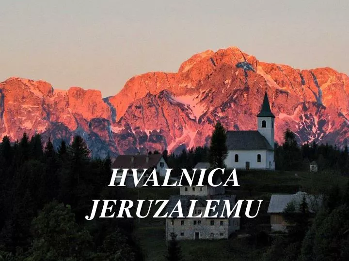 hvalnica jeruzalemu