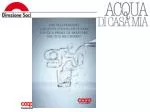 Perchè Coop lancia una Campagna sull’Acqua? - slide 1