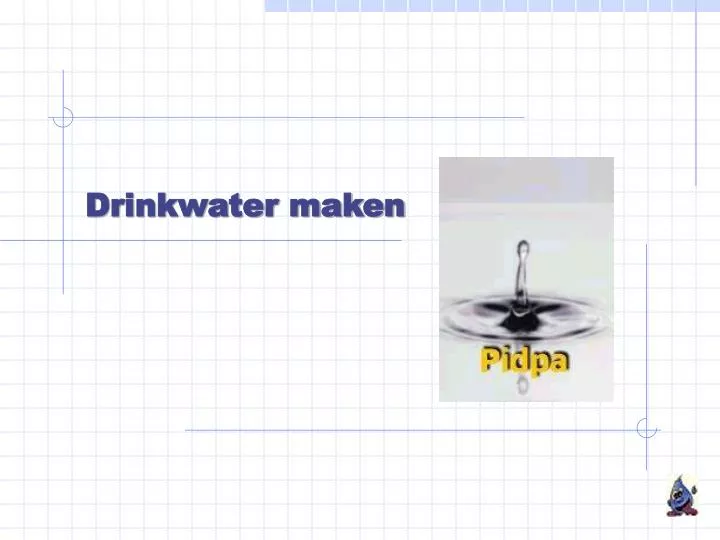 drinkwater maken