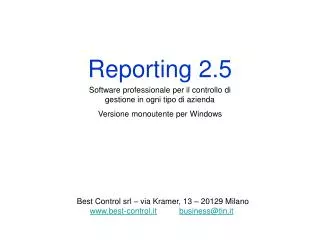 reporting 2 5