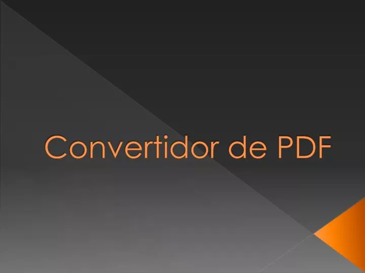 convertidor de pdf