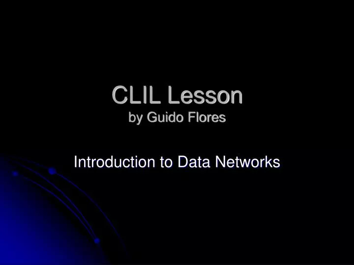 clil lesson by guido flores