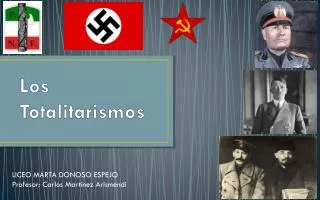 los totalitarismos
