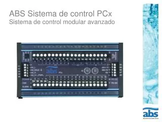 abs sistema de control pcx sistema de control modular avanzado
