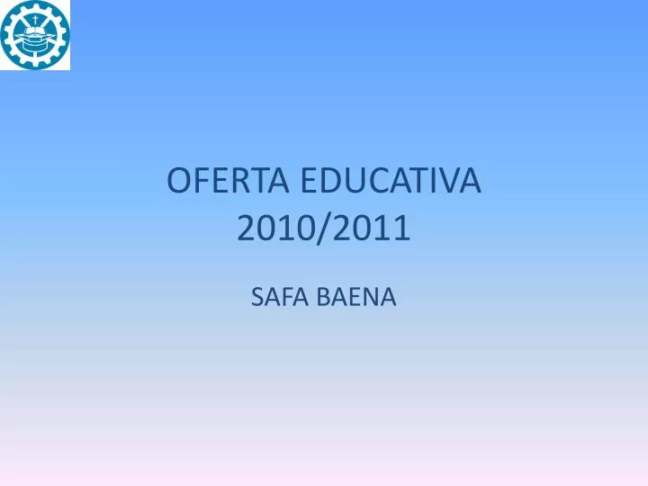 oferta educativa 2010 2011