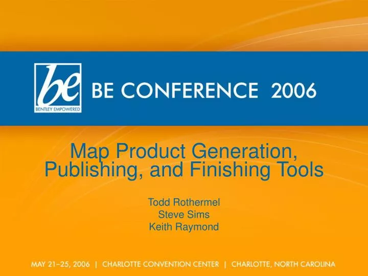 map product generation publishing and finishing tools