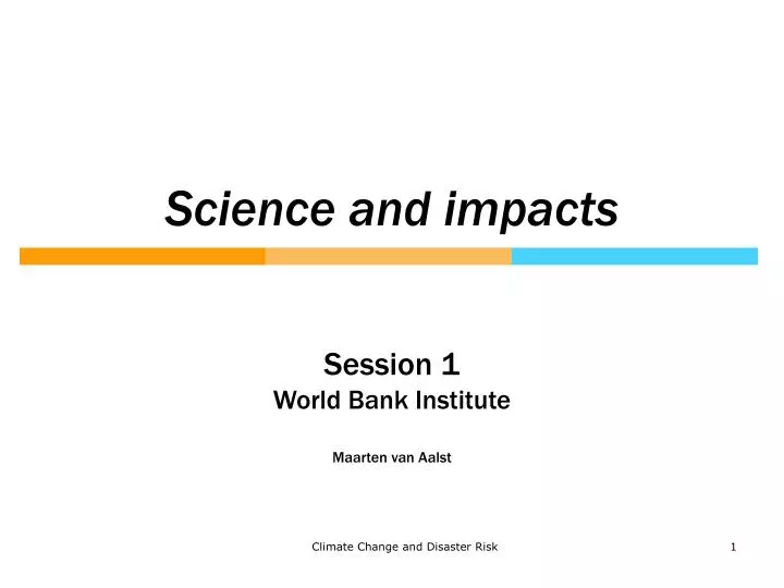 science and impacts