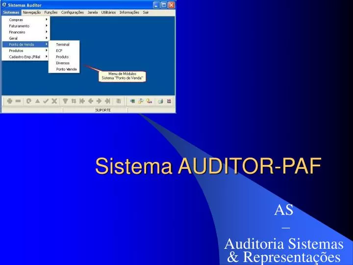 sistema auditor paf