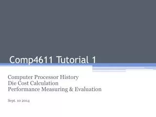 comp4611 tutorial 1