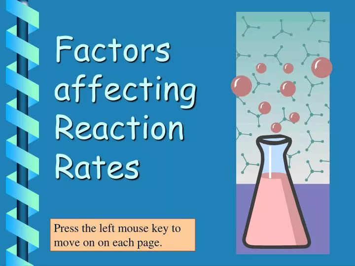 factors affecting reaction rates