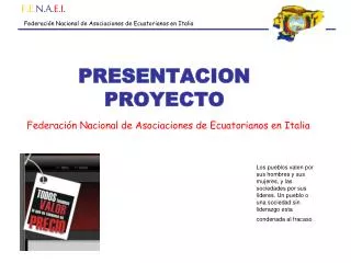 presentacion proyecto