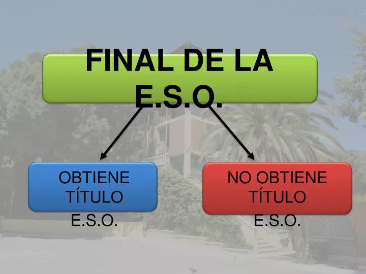 final de la e s o