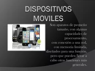 dispositivos moviles