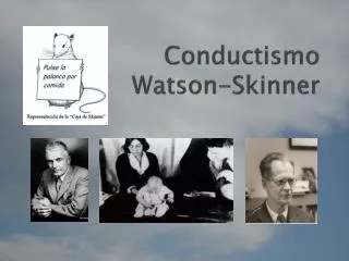 conductismo watson skinner
