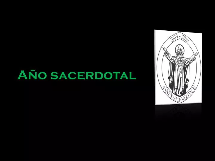 a o sacerdotal