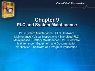 Chapter 9 PLC and System Maintenance