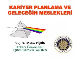 kar yer planlama ve gelece n meslekler