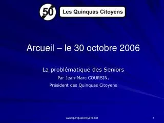arcueil le 30 octobre 2006